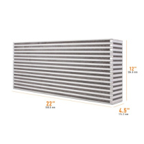 Universal Luft-Till-Luft Race-Intercooler Cellpaket 22.00'' x 12.00'' x 4.50'' Mishimoto